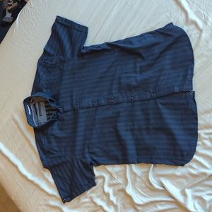 Ted Baker short sleeve button down (sz 4 = us men's large)